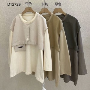 เสื้อยืดผ้าฝ้ายและผ้าลินินผ้าฝ้ายสีทึบ